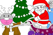 Amusing Christmas Coloring game