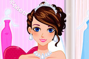 Bride's Short Hair Style