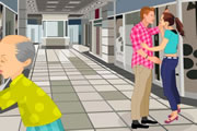 Public Shopping Mall Kiss