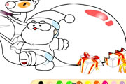 santa clause painting game